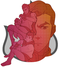 hana-designs:    Avatar Generations print: Mako &amp; Bolin! Available on Redbubble~#AvatarGenerations   