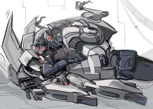 pretentiousfork:~Sketch commission for @starscreamwastaken~