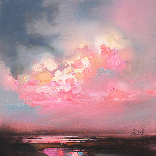 culturenlifestyle:  Psychedelic Landscapes Reminiscent of Dreams by Scott Naismith Artist Scott Naismith has produced a series of beautiful landscape paintings on canvas with shows a brilliant use of colours and textures to create the illusion of a dream.