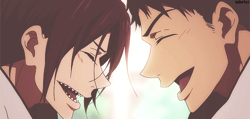 bravat:  "Who is that?" "Rin-chan's best friend from when he went to Sano Elementary School."  for pridefulshark   