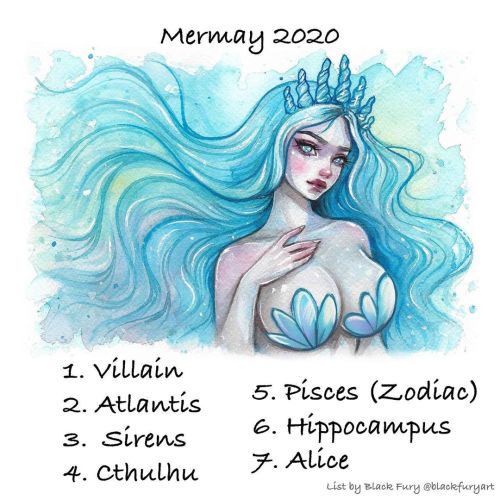 Mermay list 2020 by Black Fury ‍♀️⚓️ Hi friends! May has almost come and I am pleased to show you my