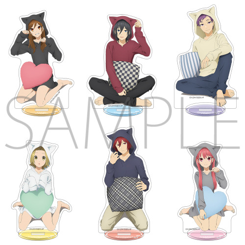 Horimiya - New goods featuring Nekomimi Hood Illustration - Clear Files, Sticker Set, Acrylic Stands