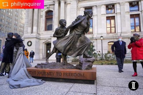 #REPOST @phillyinquirer with @get__repost__app   A nine-foot Harriet Tubman sculpture titled “The Journey to Freedom” will be featured in front of Philadelphia City Hall’s North Apron through the end of March.
.
The piece, which was unveiled Tuesday, gives a nod to Tubman’s Pennsylvania ties and is a temporary installation to celebrate the abolitionist’s 200th birthday, as well as Black History and Women’s History months.
.
“Philadelphia holds a specific relevance to Harriet’s story as the city she found safe harbor in after her escape from Maryland, as well as staging many of her returning raids to free others from the bondage of slavery,” said artist Wesley Wofford in a statement.
.
Read more about the piece at the link in our bio.
.
📸 by @thomashengge / Staff
📝 by Ximena Conde / Staff
#harriettubman #wesleywofford #philadelphiapublicart #phillycityhall #philadelphiacityhall #blackhistorymonth #womenshistorymonth #philadelphiahistory #repostandroid #repostw10
https://www.instagram.com/p/CYo1RLTrWKj/?utm_medium=tumblr #repost#harriettubman#wesleywofford#philadelphiapublicart#phillycityhall#philadelphiacityhall#blackhistorymonth#womenshistorymonth#philadelphiahistory#repostandroid#repostw10