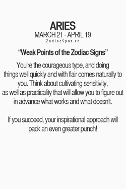 zodiacspot:What is your signs weak point?