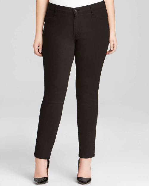 James Jeans Plus Leggy Z Ankle Denim Leggings in Flat Black