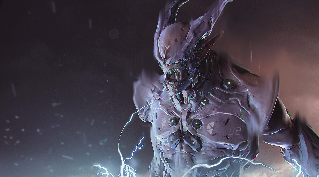 rhubarbes:  ArtStation - Augmented Janemba, by Maxime Gainche