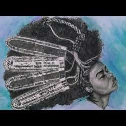 fyblackwomenart:  I created this piece (Taylor Hicks) you can follow me and see more of my art : instagram.com/taylarex  own-unique-spirit.tumblr.com : : submission : : 