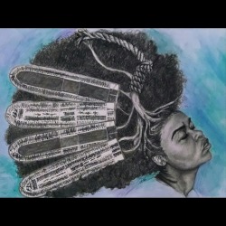 fyblackwomenart:  I created this piece (Taylor