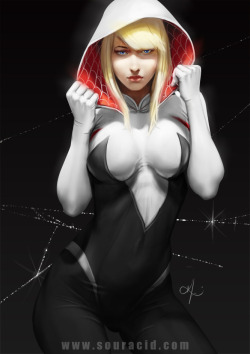 sebastianconh:Comic Ladies: Spider-Gwen /