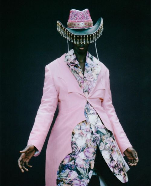 modelsof-color:Douta Sidibe by Gabriel Moses for Replica Man Magazine SS 22