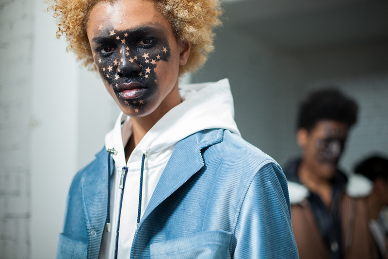 black-boys:    Michael Lockley by Eva K. Salvi | Backstage at Agi &amp; Sam SS