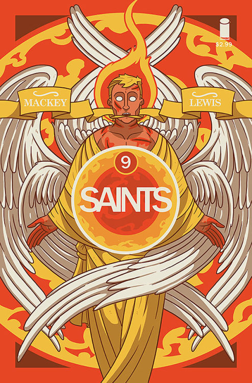 biggoonie:  Saints #9 by Benjamin Mackey  SAINTS #9 (OF 9)STORY: SEAN LEWISART / COVER: BENJAMIN MAC