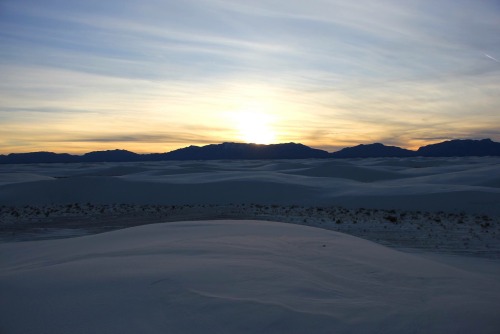 I spent the weekend in White Sands National Monument in New Mexico.