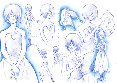 I Was Really Enjoying Sketching In Biro So I Rooted Around In My Pen Box And Found An Old Blue Biro As