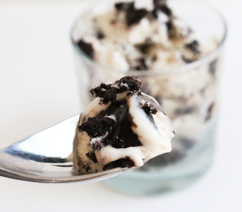thecakebar:  Oreo Truffle Cheesecake Ice Cream ….yes truffles.