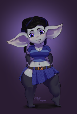 thebikupan:Yordle OC commission for @GoodstuffBruv 