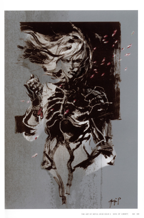 jasmineprasadillustration:  Some great pieces out of The Art of Metal Gear Solid 2 - Sons of Liberty.