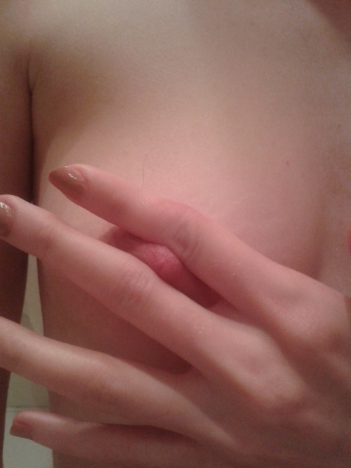 js-isus:  alwayshorny-chick:  for my daddy, hope he will like my pinky nipples   Such pretty titties. S 