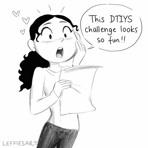  Saved Posts~Every time I saw an awesome DTIYS challenge, I wanted to join it. But only ended up par