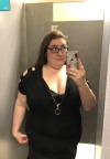 thegoodhausfrau:Dirty dressing room mirror and my new shirts. Gorgeous 