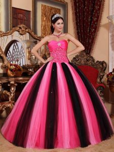 Mexican red quinceanera dress