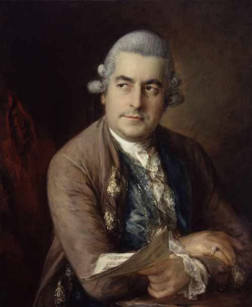 Johann Christian Bach por Gainsborough, 1776.