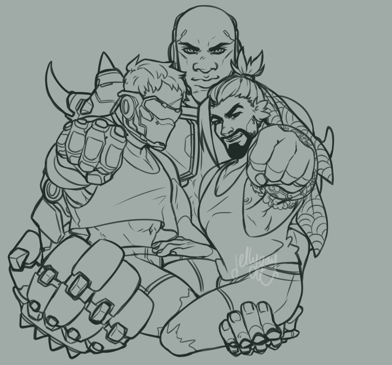 jellygay:  The ship no one asked for. 76DragonFists is my crack ship tbh.