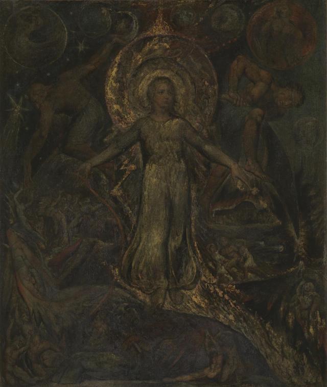 William Blake The Spiritual Form of Pitt Guiding Behemoth ?1805 Tate