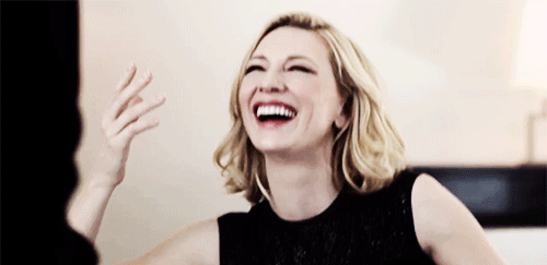katemckillme - Cate Blanchett smiling to brighten your day - )