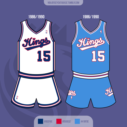 NBA Jersey Database, Kansas City Kings 1976-1981 Record: 206-204 (50%)