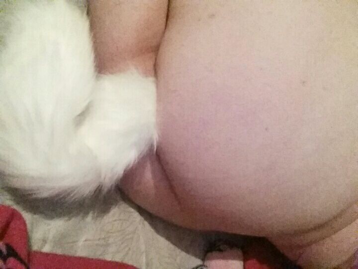 sadisticwhitedom:  I like the tail. Cheers cutie.