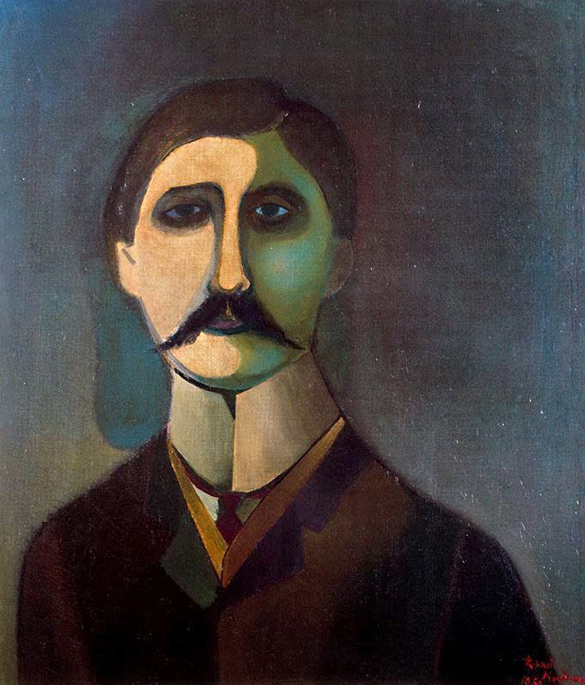 Richard Lindner, Marcel Proust, 1950