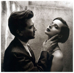 David Lynch and Isabella Rossellini by Helmut