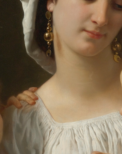 greuze:William Adolphe Bouguereau (1825-1905)Les Oranges (Detail)Oil on canvas, 1865