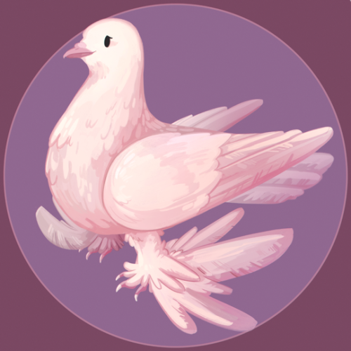 Got commissioned by Margsy_moo on the Companion Pigeon Chat to draw their pet pigeon, Ana! Ana is an