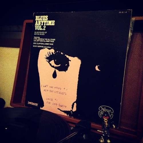 igaoaka:  #キイテイルオンガクハコレ♫ #nowplaying #vinyl #vinyljunkie #Immediate #EricClapton #JimmyPage #JeffBeck #NickyHopkins 
