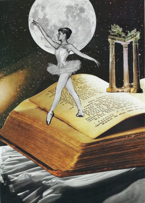 ‘Moon dance’ analog collagehttp://www.redbubble.com/people/sarahkey