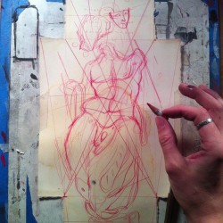 allison-sommers:  Underdrawing, and the pencil