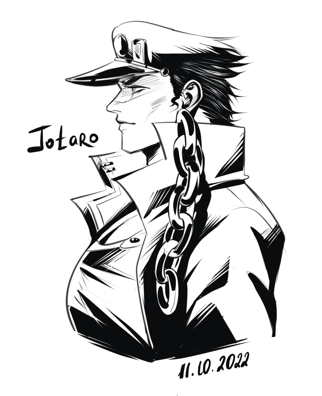 SyrnIK — this is my first JoJo's artwork with Jotaro Kujo