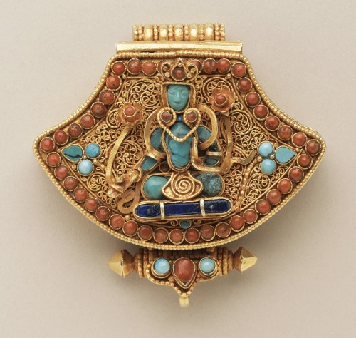 Newari pendant with Padmapani, Nepal