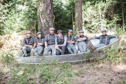 From Green Wedding Shoes, this wilderness wedding on The Brown Family Homestead in Washington is jus