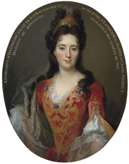 Angélique de Hautefort, Marquise de Bonneval by Nicolas de Largillière, 1696 