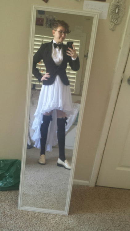 the-punk-innovator: The punk innovator’s tux dress bridal catalog~!  a big thank you to e