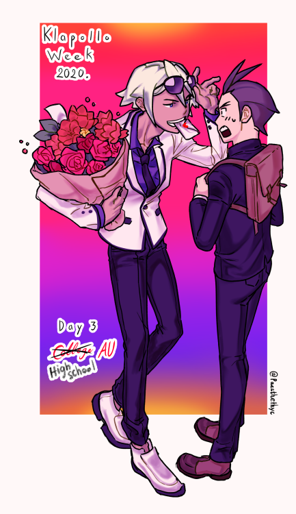 Day 3 - Highschool AUSenpai from another school and his crush.