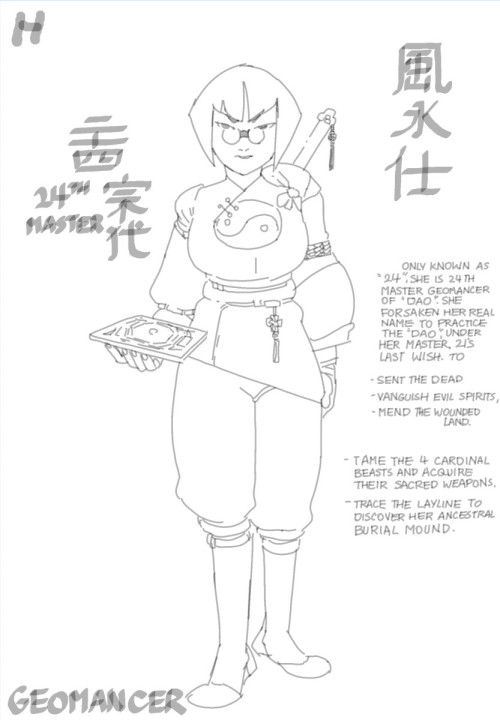 2021FEB09 “The Geomancer” character conceptI have been making some drawings relating to this particu