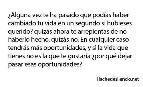 Hache de silencio