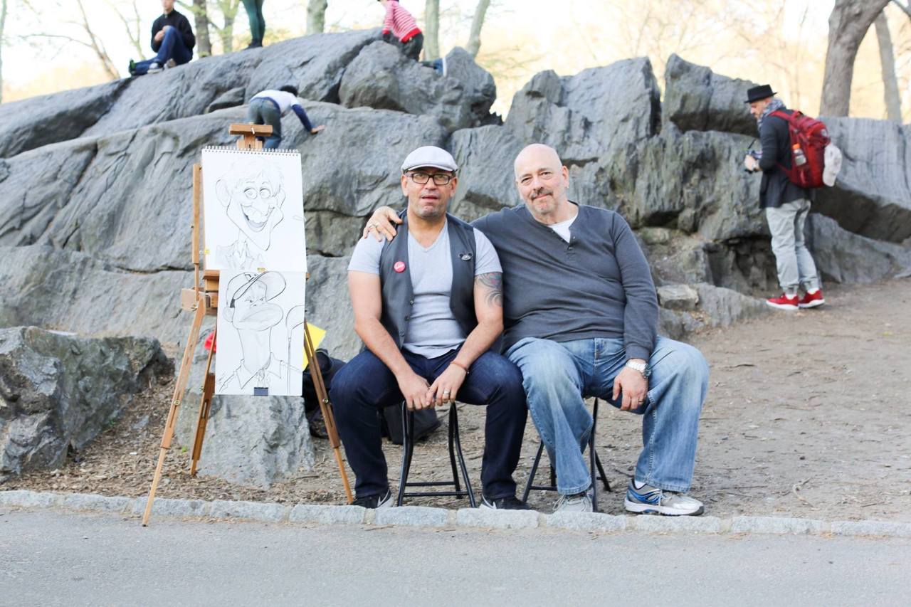 humansofnewyork:    “He’s much calmer than I am. I get offended a lot. I always