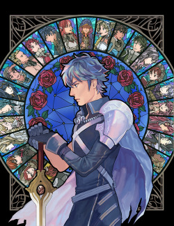 kelpls:  OH i realized that i forgot to post this one I KNOW EVERYONE IS PLAYING FE FATES rn but I haven’t gotten the chance to play it yet so here’s a FEA print!! Chrom my LOVE❤️ 