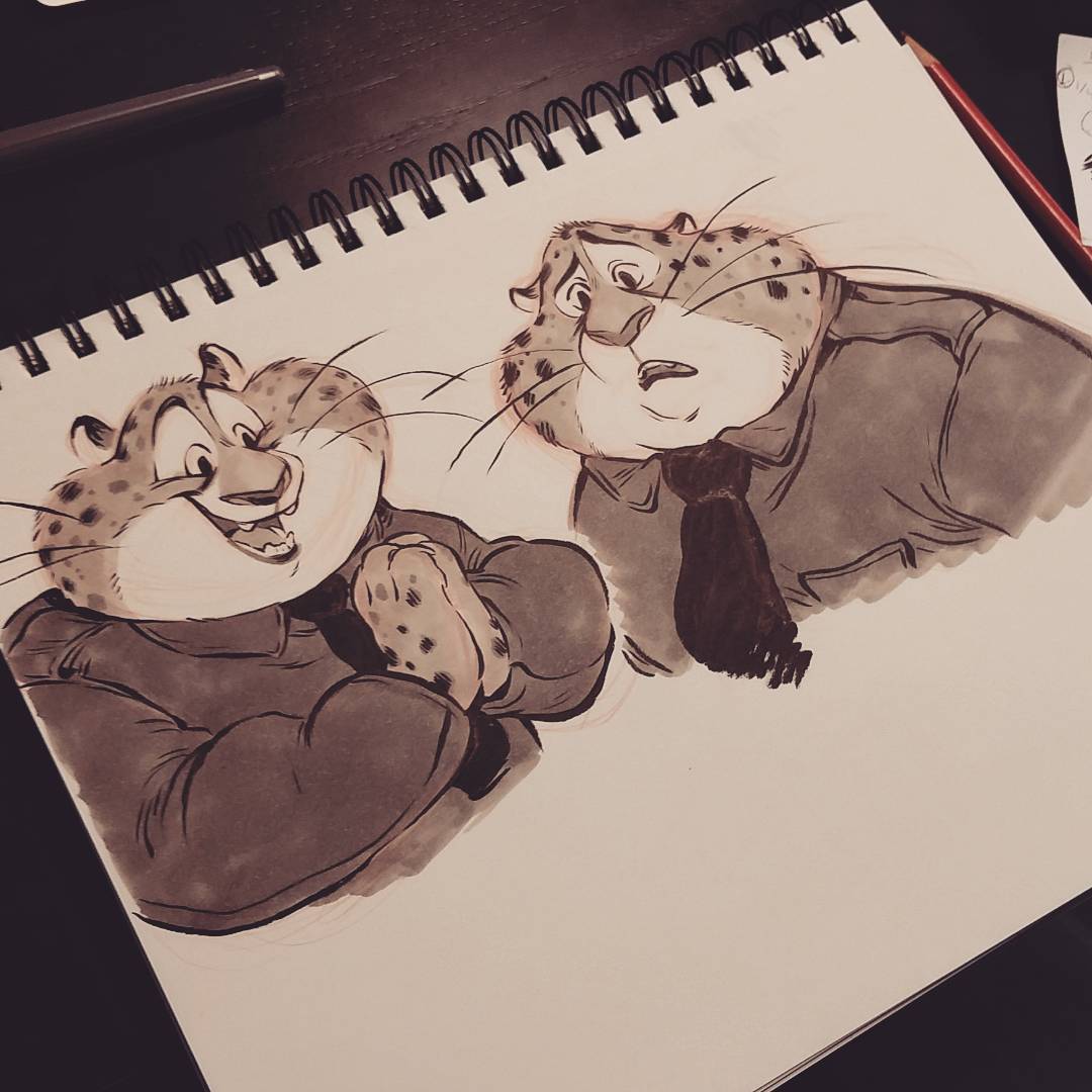 littlewitchcurry:  All of the little ink Zootopia doodles I’ve done over the past