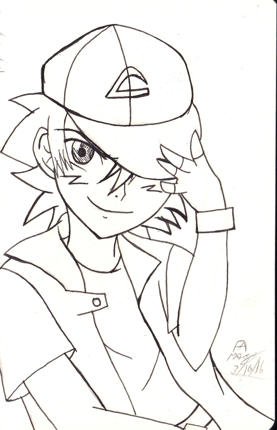 meladiapanda: Inktober Day 2: Ash Ketchum :)